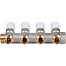 STOUT Коллектор распределительный 3/4", 4 отвода 1/2" SMB 6851 341204