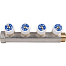 STOUT Коллектор распределительный 3/4", 4 отвода 1/2" SMB 6851 341204