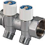 Uponor Uni-C коллектор с вентилями SH 1“НР/ВР выходы 2X1/2“НР c/c 38 мм (1014137)