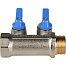 STOUT Коллектор с шаровыми кранами 3/4", 2 отвода 1/2" SMB 6201 341202