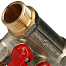STOUT Коллектор с шаровыми кранами 1", 2 отвода 1/2" SMB 6200 011202