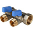 STOUT Коллектор с шаровыми кранами 1", 2 отвода 1/2" SMB 6201 011202