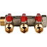 STOUT Коллектор с шаровыми кранами 3/4", 3 отвода 1/2" SMB 6200 341203