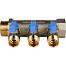 STOUT Коллектор с шаровыми кранами 1", 3 отвода 1/2" SMB 6201 011203
