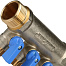 STOUT Коллектор с шаровыми кранами 1", 3 отвода 1/2" SMB 6201 011203