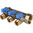 STOUT Коллектор с шаровыми кранами 1", 3 отвода 1/2" SMB 6201 011203