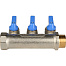 STOUT Коллектор с шаровыми кранами 3/4", 3 отвода 1/2" SMB 6201 341203