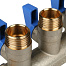 STOUT Коллектор с шаровыми кранами 3/4", 3 отвода 1/2" SMB 6201 341203