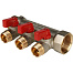 STOUT Коллектор с шаровыми кранами 1", 3 отвода 1/2" SMB 6200 011203
