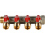 STOUT Коллектор с шаровыми кранами 3/4", 4 отвода 1/2" SMB 6200 341204
