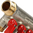 STOUT Коллектор с шаровыми кранами 3/4", 4 отвода 1/2" SMB 6200 341204