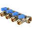 STOUT Коллектор с шаровыми кранами 3/4", 4 отвода 1/2" SMB 6201 341204