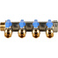 STOUT Коллектор с шаровыми кранами 3/4", 4 отвода 1/2" SMB 6201 341204
