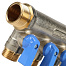 STOUT Коллектор с шаровыми кранами 3/4", 4 отвода 1/2" SMB 6201 341204