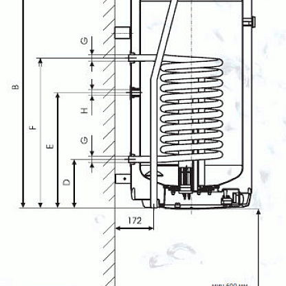 Drazice OKC 160/1 m2 Водонагреватель комбинированный 1106209101