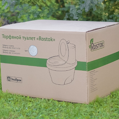 Экопром Торфяной туалет Rostok черный