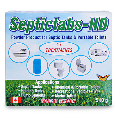 SepticTabs-HD Cредство для туалетов выгребного типа и накопительных баков для отходов