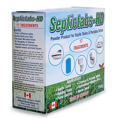 SepticTabs-HD Cредство для туалетов выгребного типа и накопительных баков для отходов
