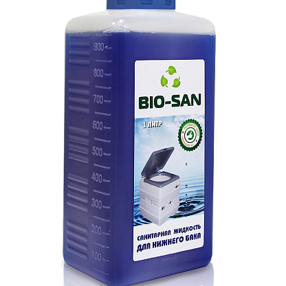 Bio-San Санитарная жидкость для нижнего бака биотуалета 1л