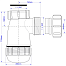 McAlpine Сифон бутылочный (1 1/4''x32мм) MRW2-NW-MINI
