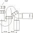 McAlpine Сифон трубный P/S-образный (1 1/2"х40мм)  MRSK12-50