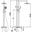Timo LOTTA-THERMO SX-2610 white душевая стойка