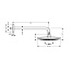 Верхний душ Hansgrohe Raindance Select S 240 2jet 26466400