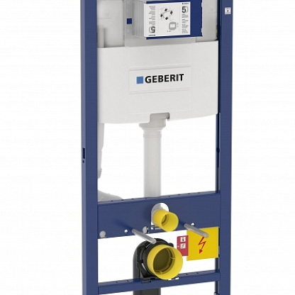 Инсталляция Geberit Omega 111.060.00.1 для подвесного унитаза, H112 см, для клавиш Omega