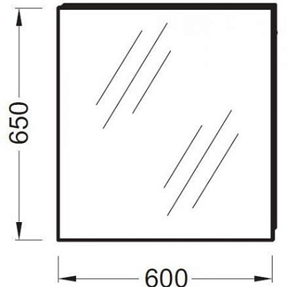 Зеркало 60 см Jacob Delafon Ola EB1080-RU