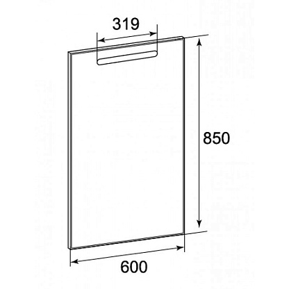 Зеркало Roca Gap 60 с подсветкой ZRU9302688