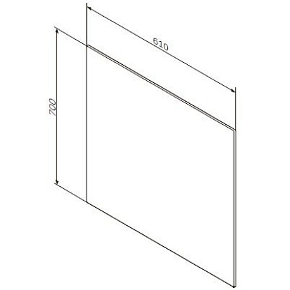 AM.PM. SPIRIT M70MOX0600WG Зеркало настенное, 60 см