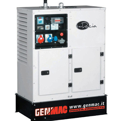 GENMAC Living G15000LSM дизельный генератор в шумозащитном кожухе