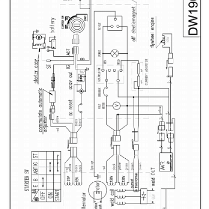 Champion DW190AE Сварочный дизельный генератор открытого типа