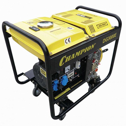 Champion DG3000E Дизельный генератор открытого типа