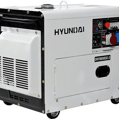 Генератор дизельный HYUNDAI DHY8000SE-3 5.5 кВт
