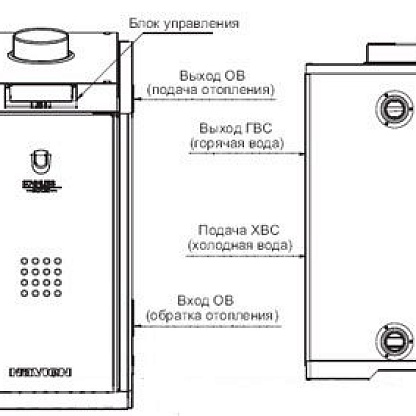Напольный стальной котел Navien LST-40KG