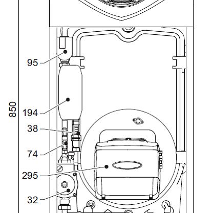 Lamborghini AXE 3 D UNIT 32 CI котел напольный дизельный