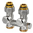 Oventrop Multiflex V CE-запорно-присоед. 1/2"НР x 3/4"НР, из латуни, никелир., для опорожн.Арт 10163