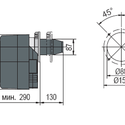 Giersch R1-V Дизельная горелка+блок управления DKW 972 (11-36-40 158)