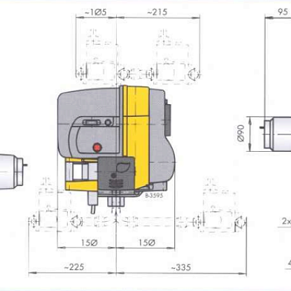 Oilon Junior Gas 2 G35 10 mbar Горелка Газовая