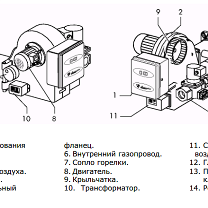 Газовая горелка Lamborghini 55 PM/2-E.D10