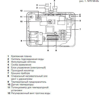 ELECTROLUX NPX6 MINIFIX электрический проточный водонагреватель
