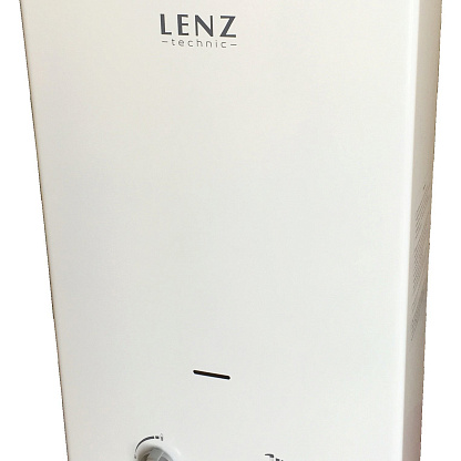 Водонагреватель проточный газовый Lenz Technic 10L White