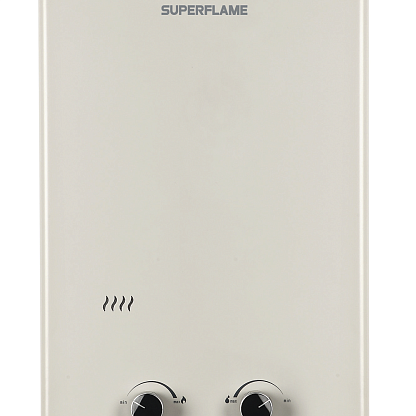 Газовый проточный водонагреватель Superflame SF0120 white