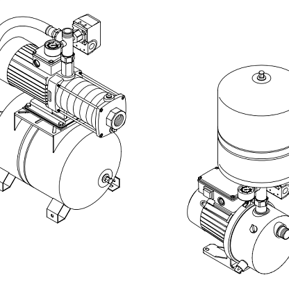 Grundfos Hydrojet JP 5 (60л) автоматическая насосная станция 4651BQBB