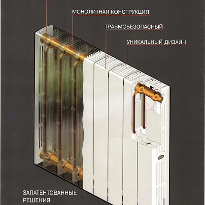 Rifar SUPREMO 500 биметаллический радиатор (1 секция)