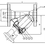 Tecofi DN 300 PN 16 Фильтр сетчатый наклонный фланцевый F3240N-0300