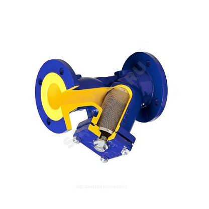 Zetkama фильтр чугунный фланцевый, фигура 821А-150-С43
