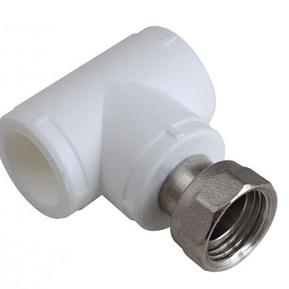 Pro Aqua PPR Тройник с накидной гайкой Ду 25х1 PA29115