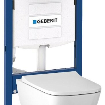 Geberit Smyle 500.300.21.S Унитаз с инсталляцией подвесной, с горизон. выпуском